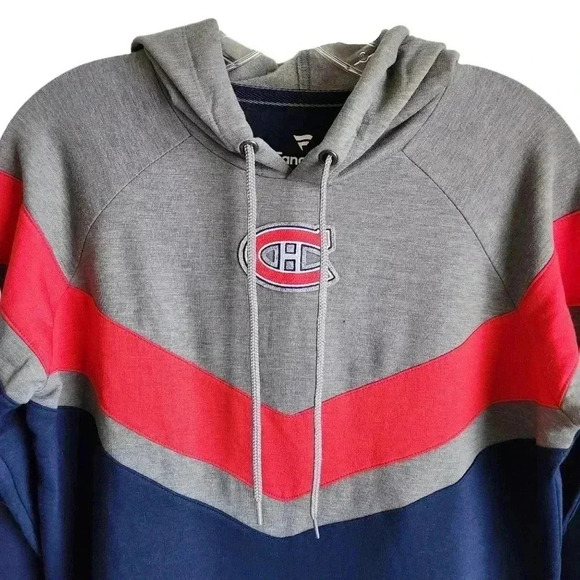 Fanatics Montreal Canadiens Women M Hoodie NHL Slim Lightweight NEW -MINOR FLAWS - Picture 3 of 11